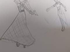 략간 반대되는 느낌의 백합커플을 가끔 그렸음