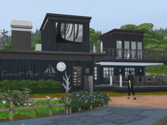 산책길에 위치한 작은 식당