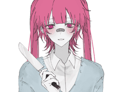 어린 소녀의 목을