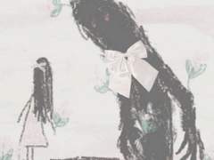 발목이 재봉된 눈사람