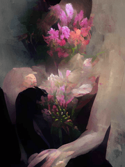 꽃으로도 때리는 여자.