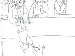 동생들이 조카 납치하는 만화