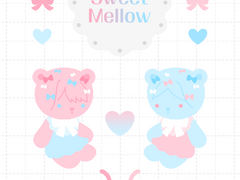 ▶ 곰돌이 스티커판 고정틀 커미션