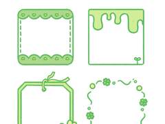 9월 LUCKY 행운 프레임 굿노트 스티커