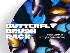 나비 브러쉬 팩