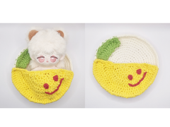 [10cm 솜인형 뜨개 소품 도안] 오므라이스 이불