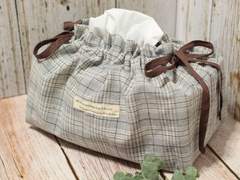 핸드메이드 리본 갑티슈커버