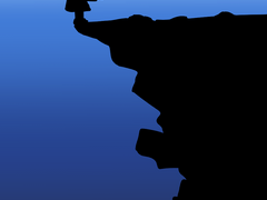 그는 불안하다.