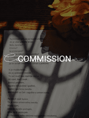 글 커미션 작업물