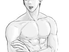 사우 흑백 커미션