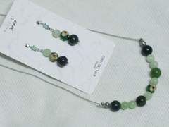 창작 목걸이+귀걸이 세트
