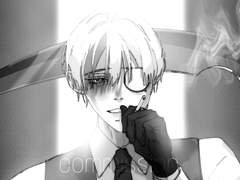 강자몽 흑백 로그 커미션