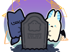 비석과 유령 고정틀