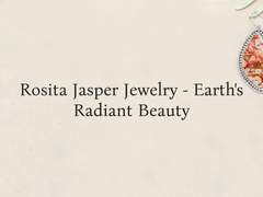 Aurora’s Glitter: Enchanting Rosita Jasper Jewelry with Mystical Flair