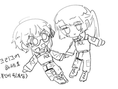 [린얀] coc크리그어 기반 만화