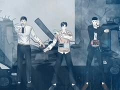 가면라이더 미카엘 1호~3호 라이더 동시 변신 gif