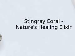 Glimmering Riddles: Stingray Coral Jewelry with Puzzling Charms