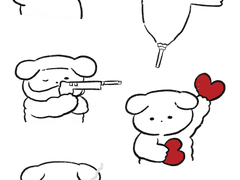 굿노트 무료 달동이 스티커 01