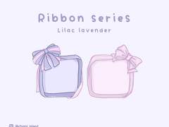 CHOMI│apk 라일락 라벤더 리본 카카오톡 테마 - 안드로이드