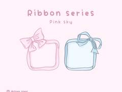 CHOMI│apk 핑크 스카이 리본 카카오톡 테마 - 안드로이드