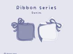 CHOMI│ios 청 리본 카카오톡 테마 - 아이폰