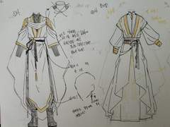 행자들 동양풍 옷 디자인