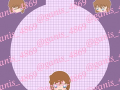 [하이바라] 떡메모지 도안