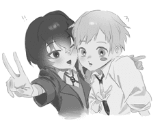 먹물/낙서 타입 커미션