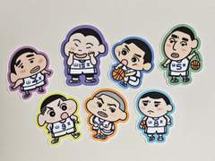 떡잎마을 산왕공고 도안 [4] 산왕공고 조각스티커 (짱짱귀여움)