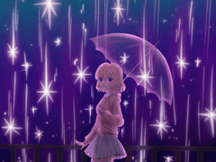 [그림] 별똥별이 떨어지는 어느 날 밤