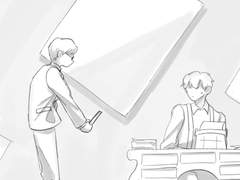 더픽션 | 씅글 과거 날조 만화