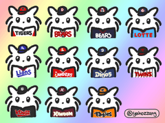 굿노트) 야구 구단 유니폼 스티커