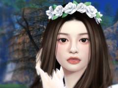 심즈4로 엔믹스 설윤 만들기