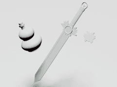 [배포][3D][Clip]밤보눈 소재 모음