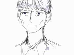 블루 피리어드 이누카이 교수 팬아트