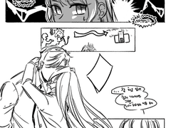 간단 흑백 칸만화