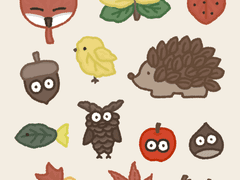 [굿노트]낙엽놀이