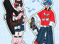 우쿱 조각스티커 도안 무료배포