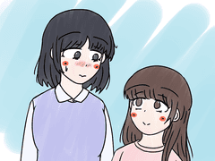 우리&은하 낙서1