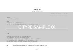 C타입 기타 샘플