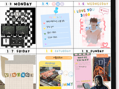 요일 스티커 💚 디지털 / 굿노트 스티커 💚