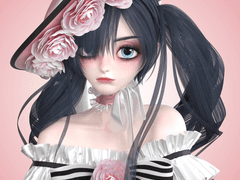 흑집사 시엘 팬텀하이브 여장ver(울새)