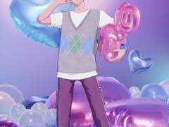 왜요왜요왜 남예준 니트 조끼