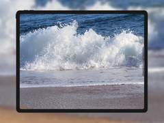 [배경화면] 구름을 닮은 파도