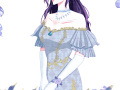 로판 여캐 반신