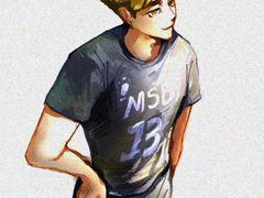 블랙자칼 츰 그리기