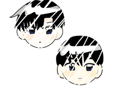 가비지타임 빵준 키링 유료도안