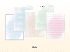 [다이어리] 심플한 다이어리 속지 - Note 5종