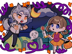 할로윈 고정틀 커미션