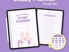 (Purple ver.)만년형 스터디플래너 💚 디지털 / 굿노트 속지 💚